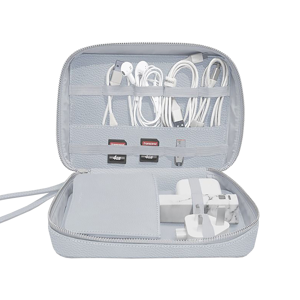 Organizer na kable Pebble Cable Tidy lawendowy - zdjęcie 1