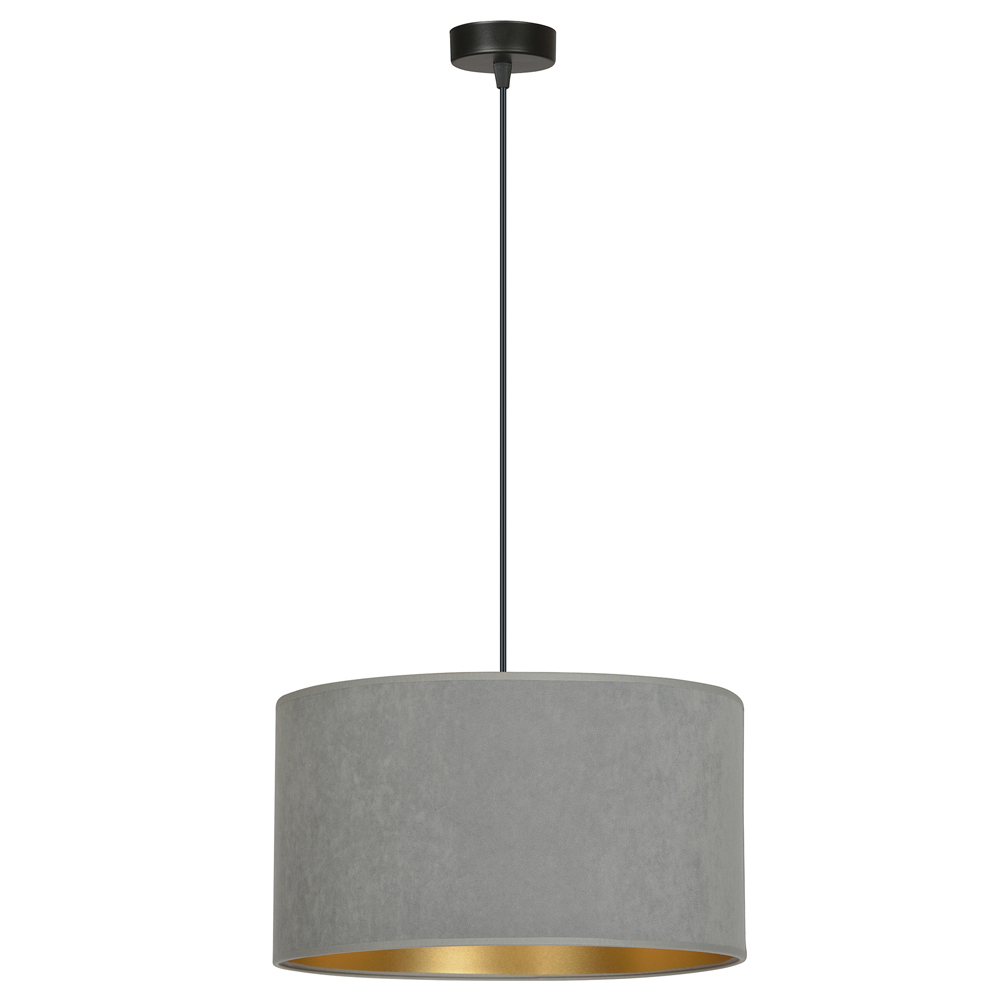 Lampa wisząca Hellid średnica 35 cm szara - zdjęcie 1