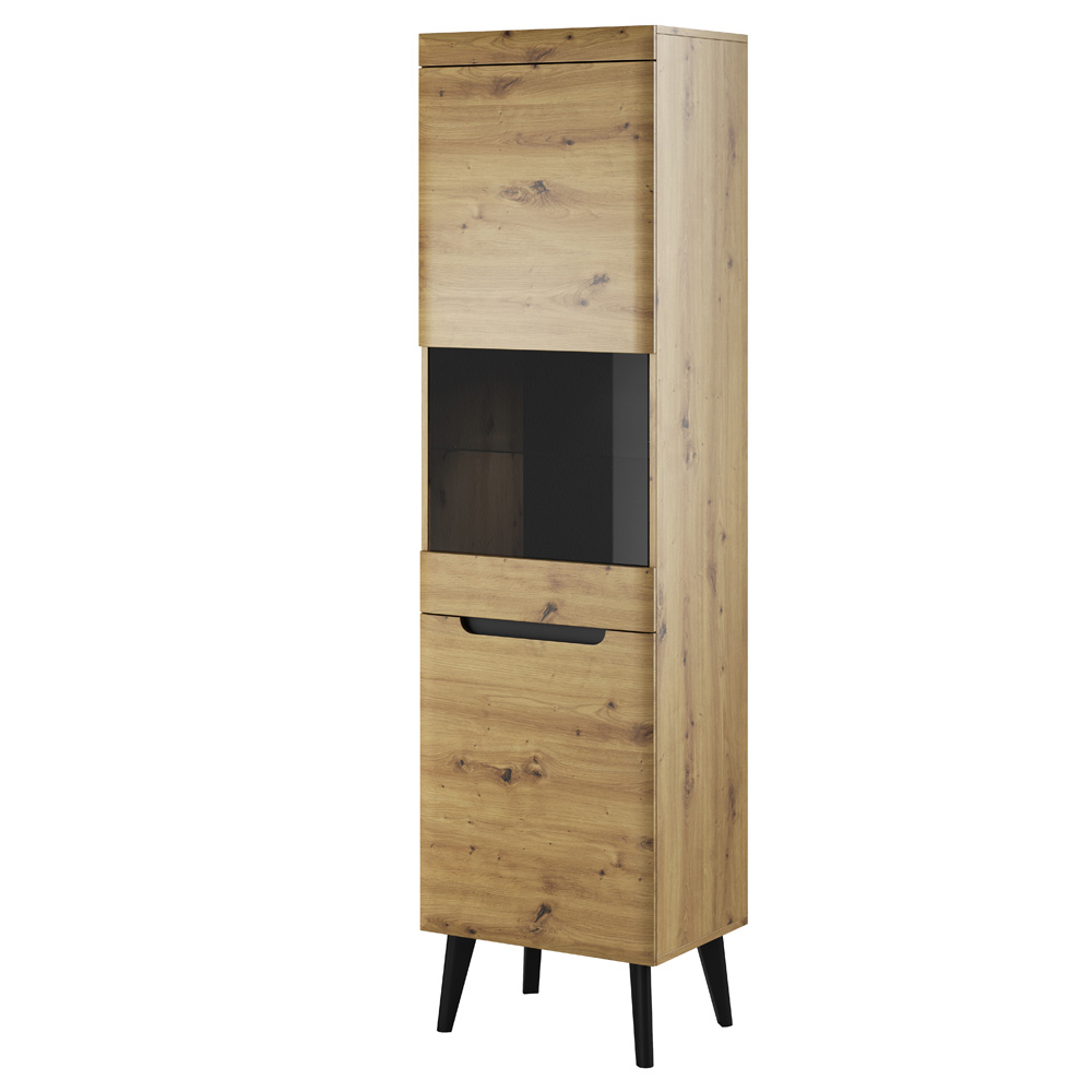 Witryna wąska Livinella dąb Artisan - zdjęcie 1