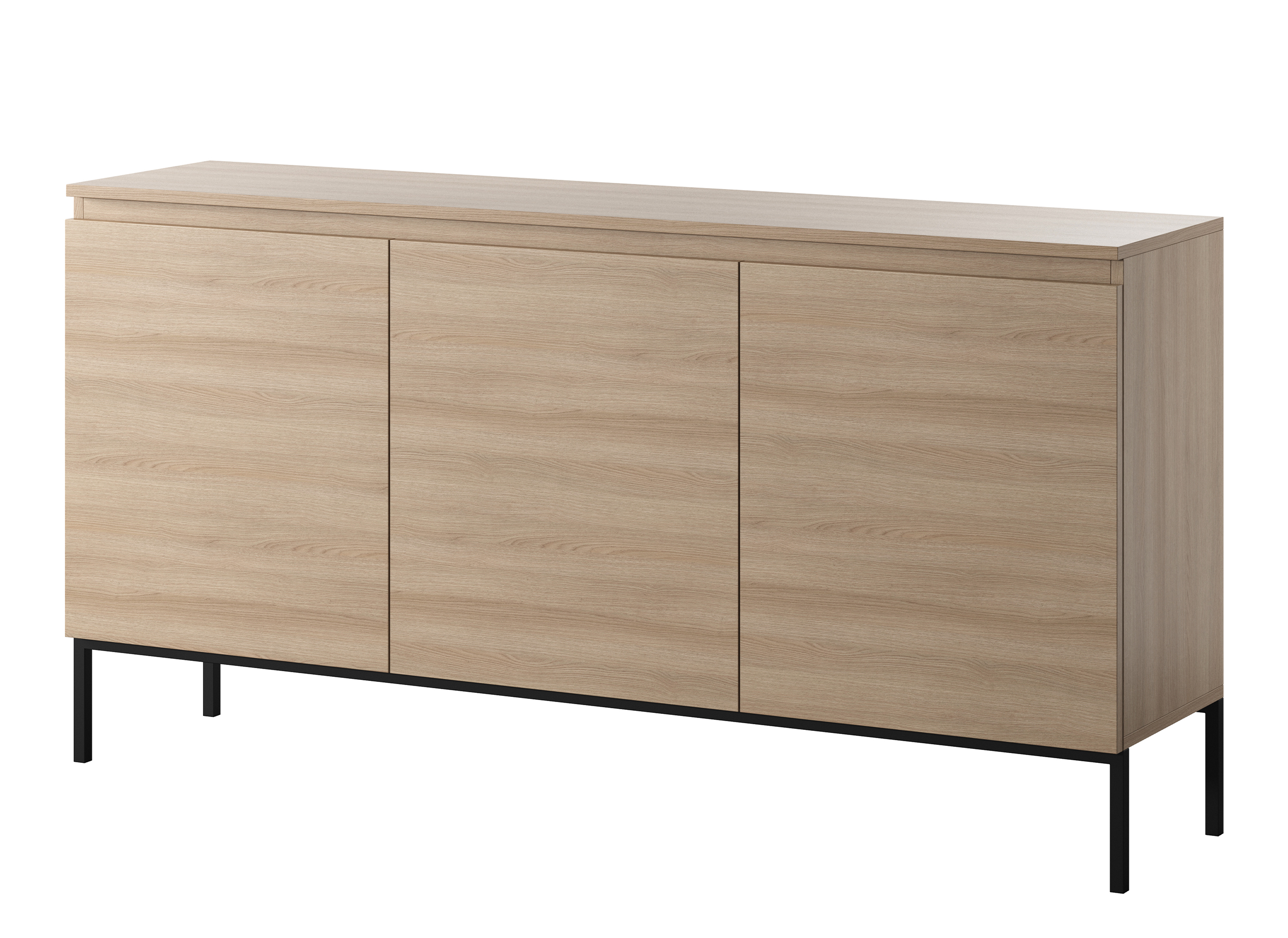 Komoda trzydrzwiowa Bemmi 150 cm Dąb Linberg