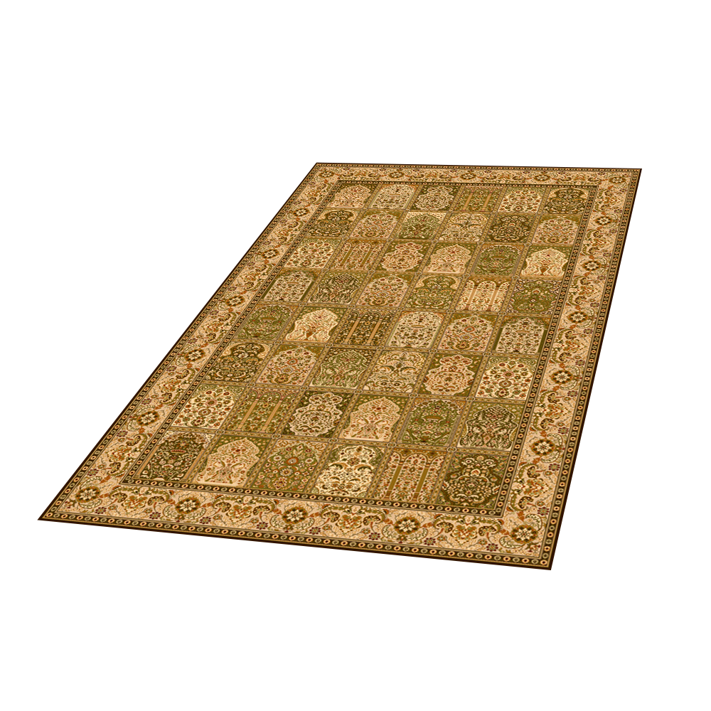 Dywan Arras Geometria 1 zielonkawy - zdjęcie 1