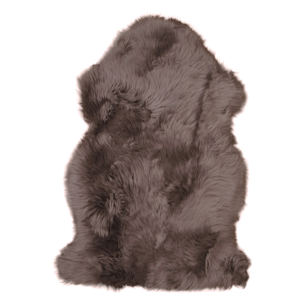 Dywan Mumbria 50x85 cm skóra jagnięca - czekoladowy - zdjęcie 1