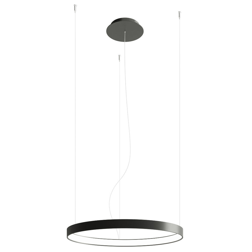 Żyrandol Retore średnica 55 cm 4000K czarny - zdjęcie 1