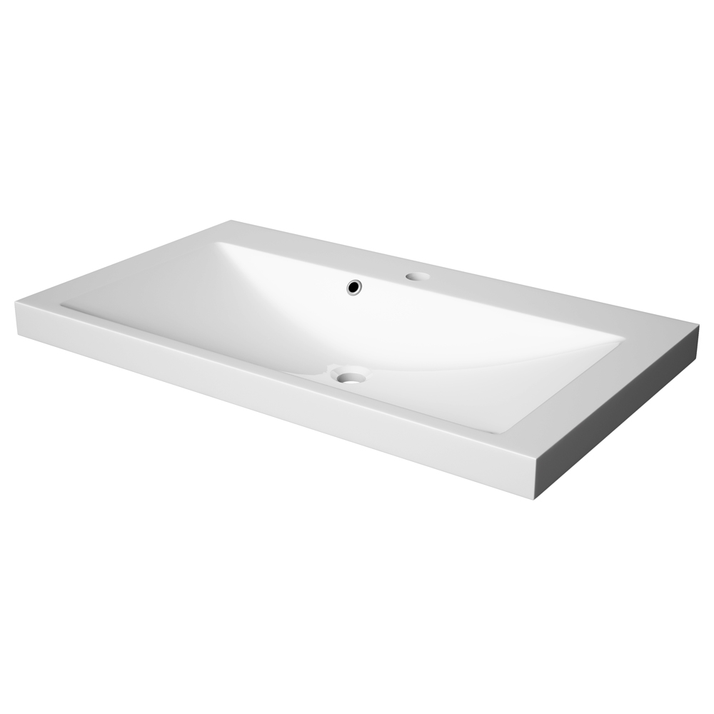 Umywalka łazienkowa Fielial 80x46 cm - zdjęcie 1