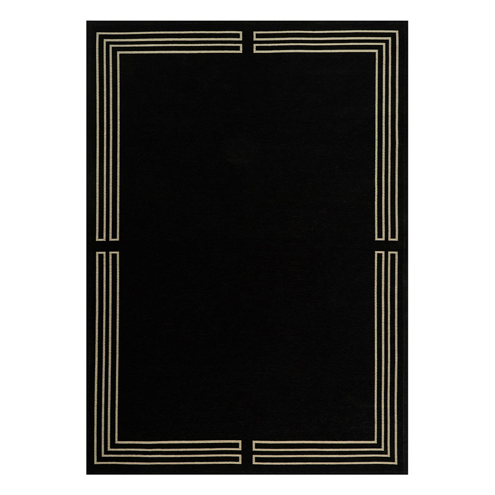 Dywan łatwoczyszczący Derwin czarny  - zdjęcie 1