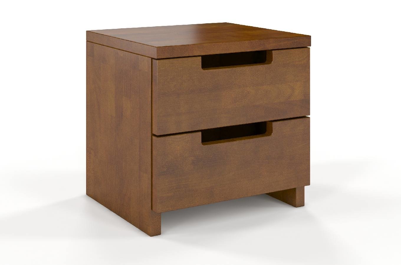 Szafka nocna Noava z drewna bukowego Orzech - zdjęcie 1