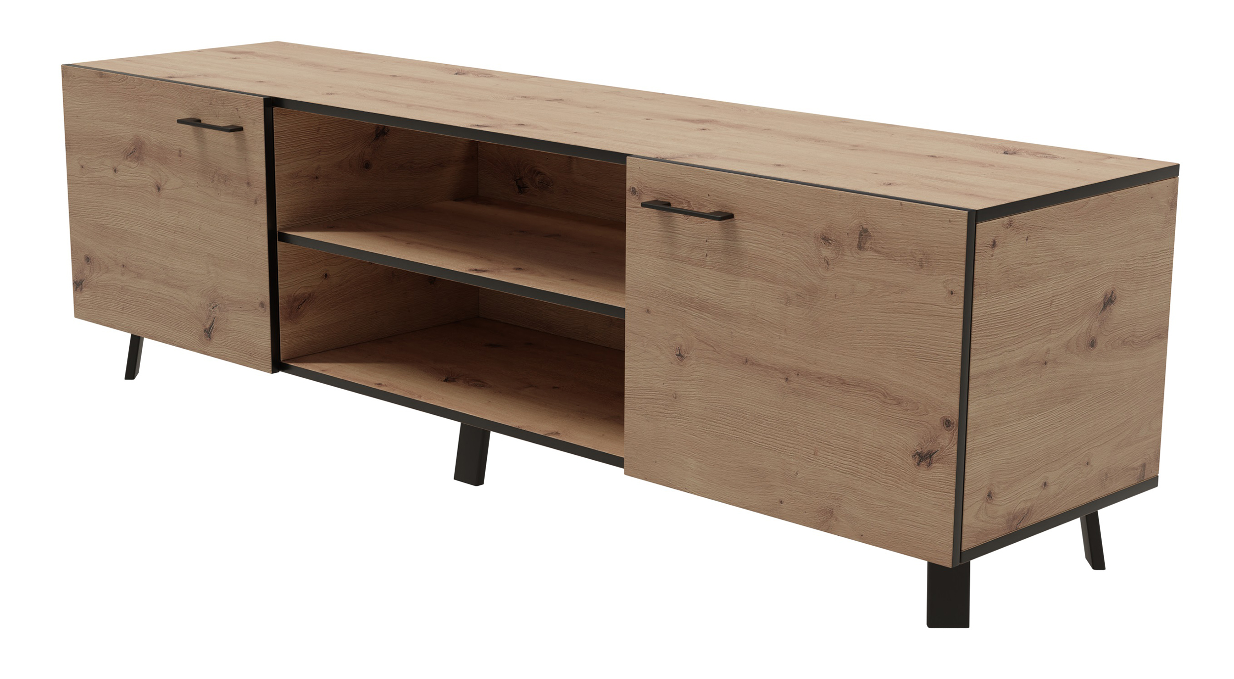 Szafka RTV Farropi 170 cm dąb artisan - zdjęcie 1