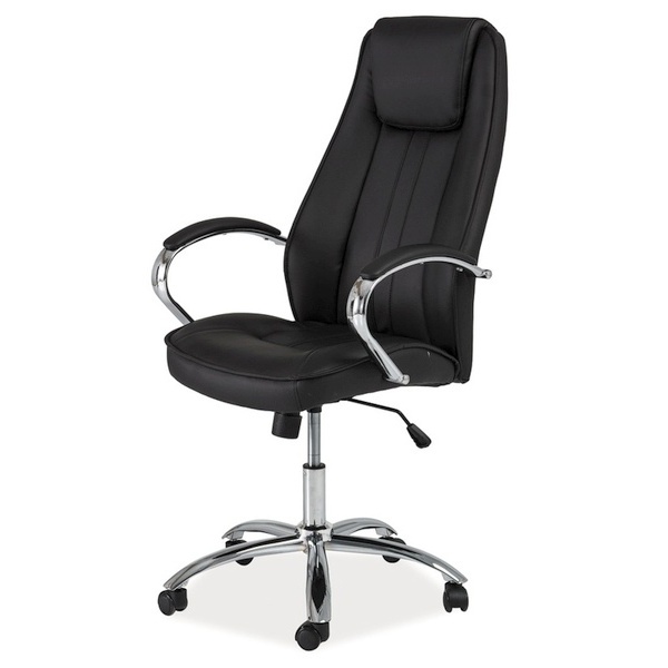 Fotel biurowy Risco czarny - zdjęcie 1