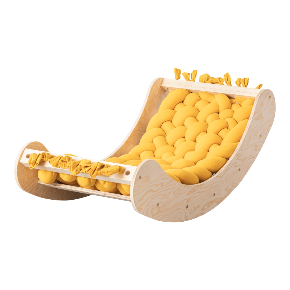 Kołyska dziecięca Balata musztardowa - zdjęcie 1