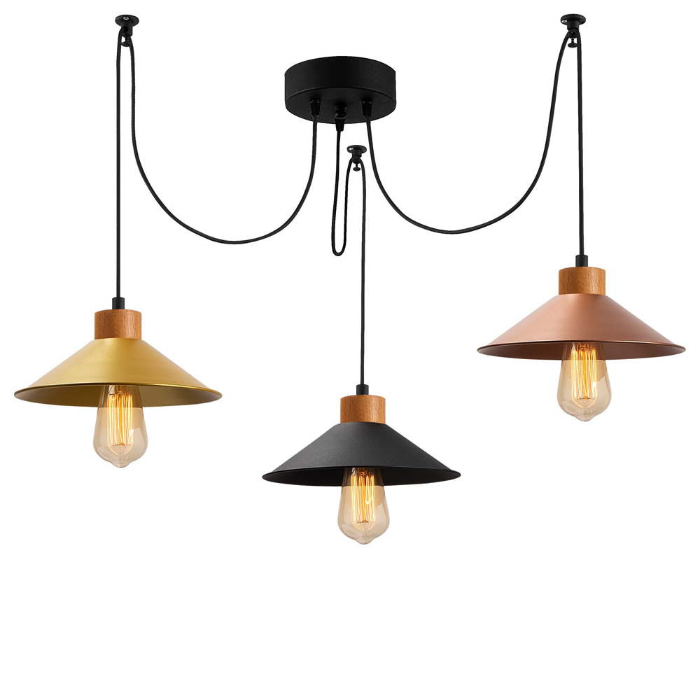 Lampa wisząca Jaspara kaskada x3 - zdjęcie 1