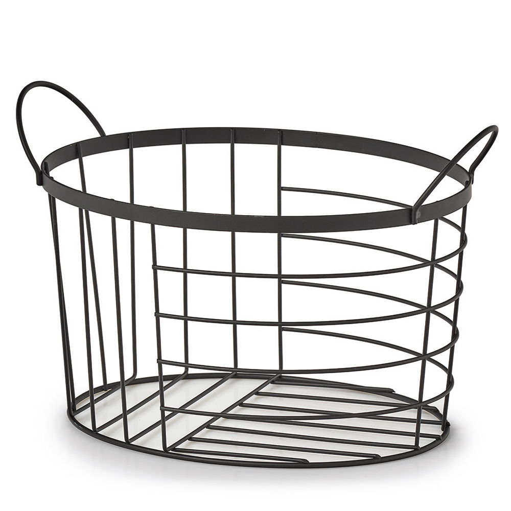 Kosz Mevian do przechowywania czarny - zdjęcie 1