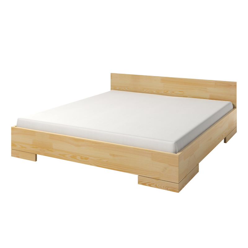 Łóżko Noava z drewna sosnowego - zdjęcie 1