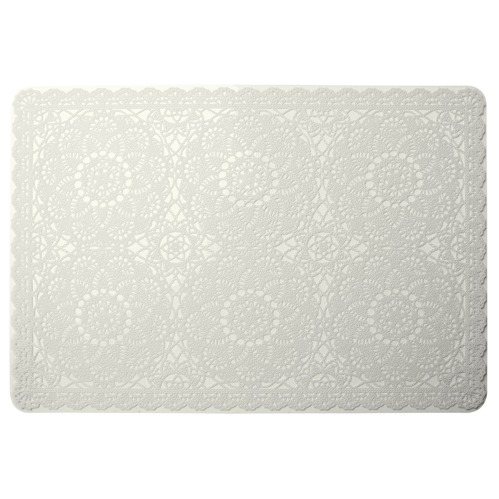 Podkładka pod talerz Makako 44,5x30 cm kremowa - zdjęcie 1