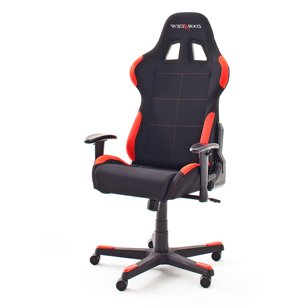 Fotel gamingowy Jeremih czarno-czerwony - zdjęcie 1