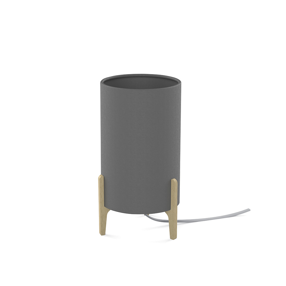 Lampa stołowa z abażurem Rocket szara 8448 - zdjęcie 1