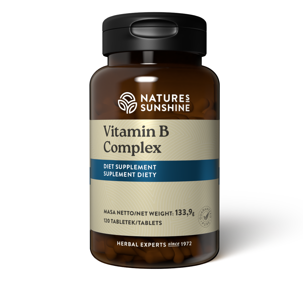 Nature's Sunshine Vitamin B Complex (120 kaps.) Witamina B Sklep Swanson