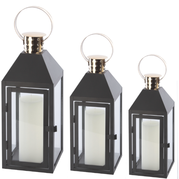 Windlicht Laterne Lampion Tischlaterne Laternenset Gartenlaterne