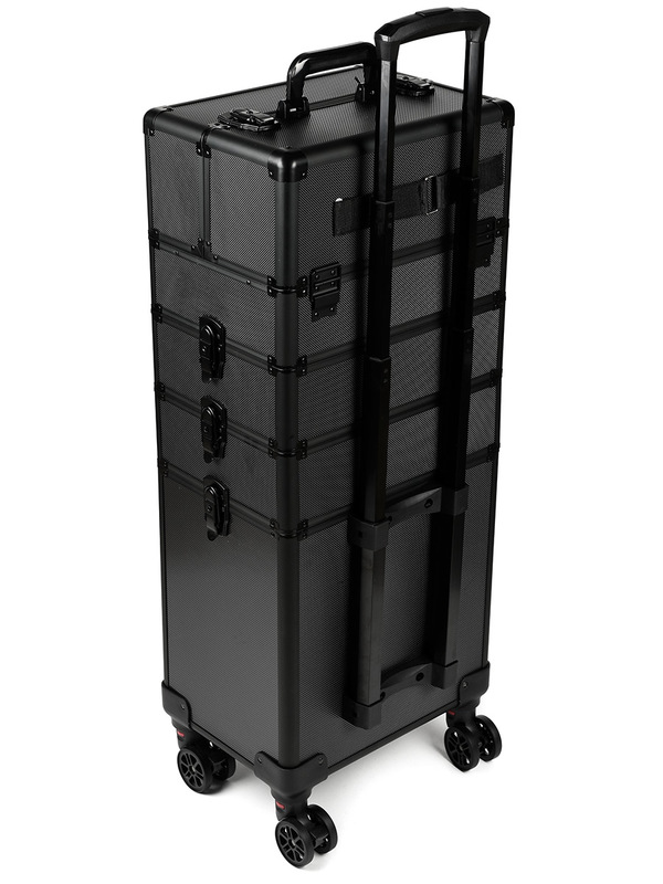 Kosmetikkoffer Makeup Koffer Friseurkoffer Beauty Case Großer 4 in 1