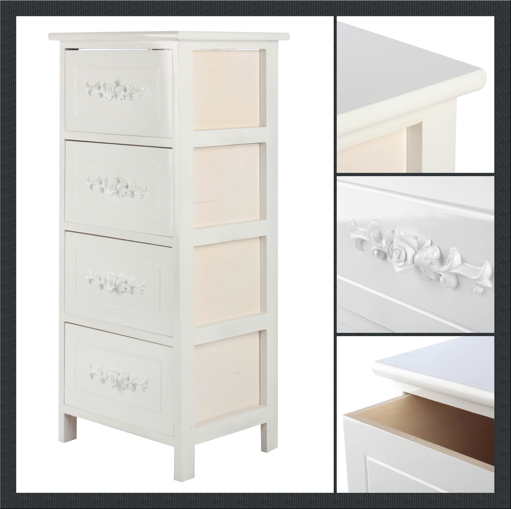 Nachtschrank Nachttisch Beistellschrank Flurschrank Schränkchen Kommode