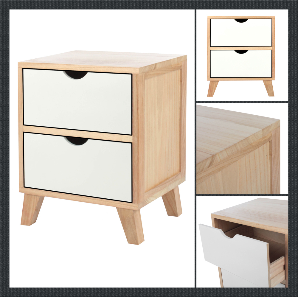 Nachtschrank Nachttisch Beistellschrank Schlafzimmer Schränkchen