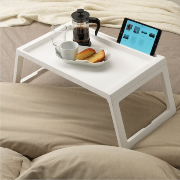 IKEA Betttablett Bettisch Laptoptisch Tablett Frühstückstablett Klappbar