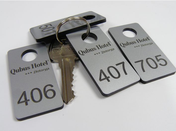 numerki do szatni breloki do kluczy hotelowych