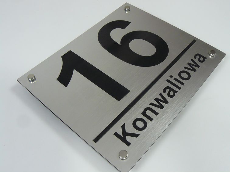 Tablica adresowa  numer domu