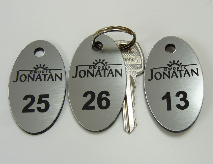 numerki do szatni breloki do kluczy hotelowych